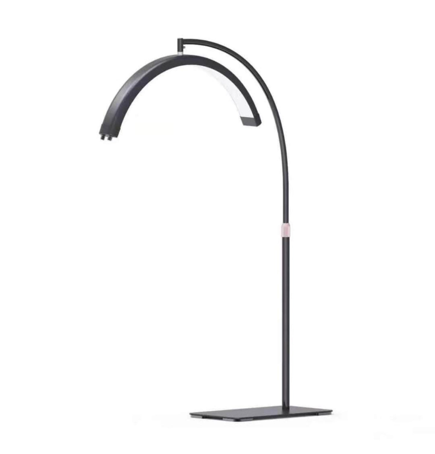 Half moon LED lamp