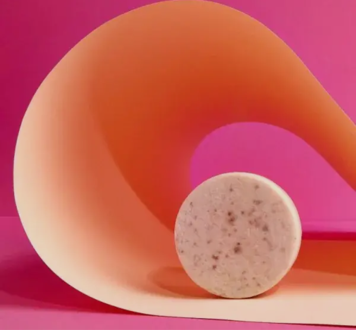 Ansiktsrensestang med rosa leire