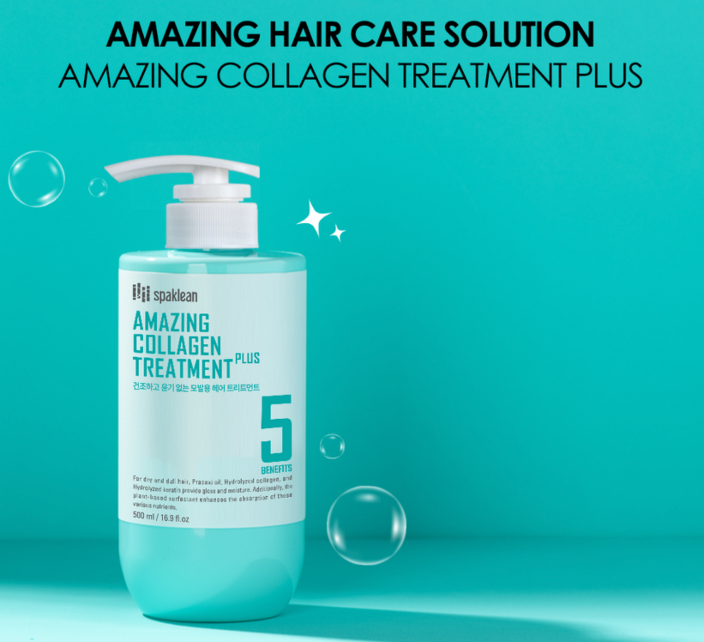 Spaklean AMAZING COLLAGEN TREATMENT plus (Balsam med kollagen) 500ml