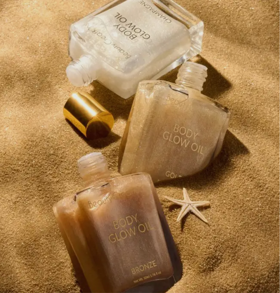 Body glow oil