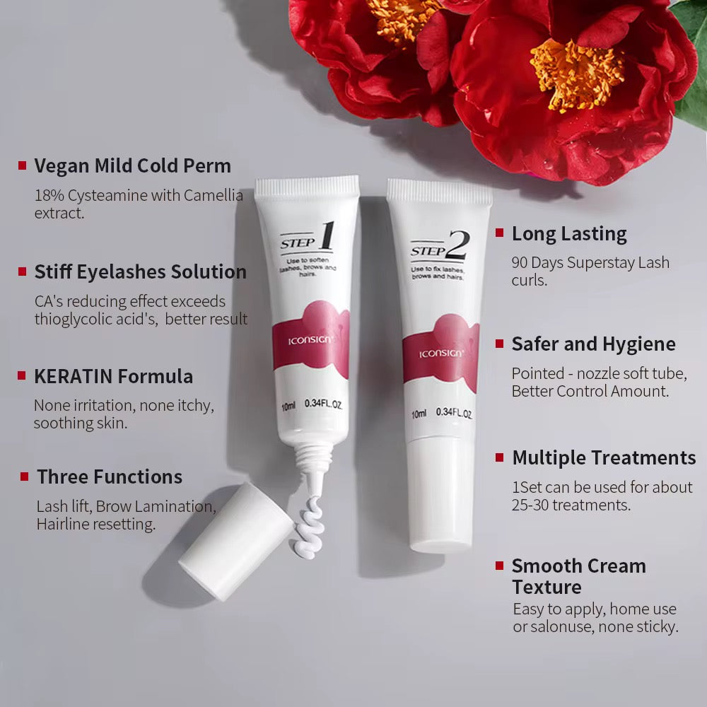 ICOSIGN vippeløft step 1+2 (Cysteamin formula)