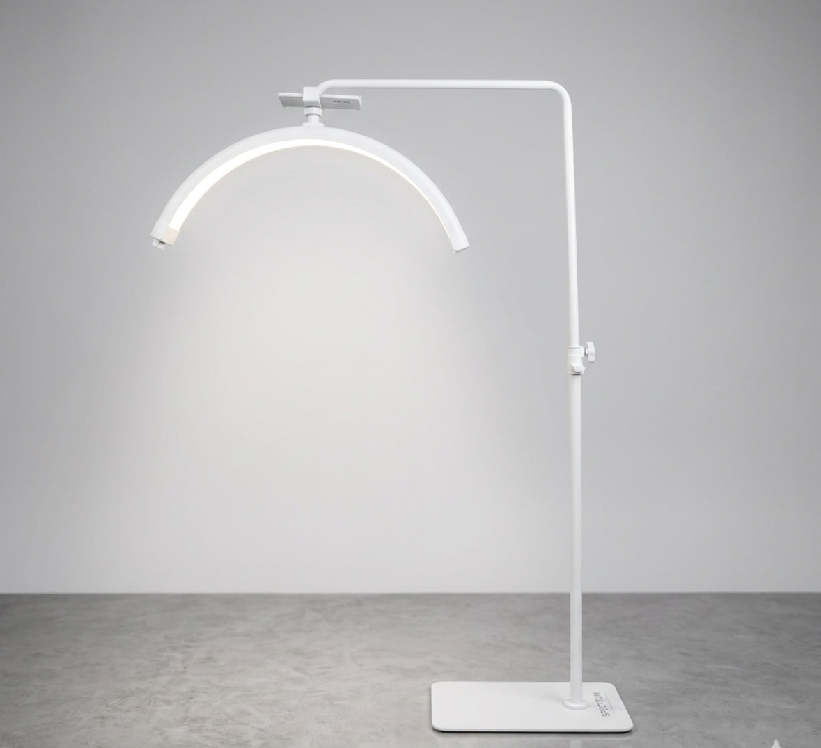 Half moon LED lamp