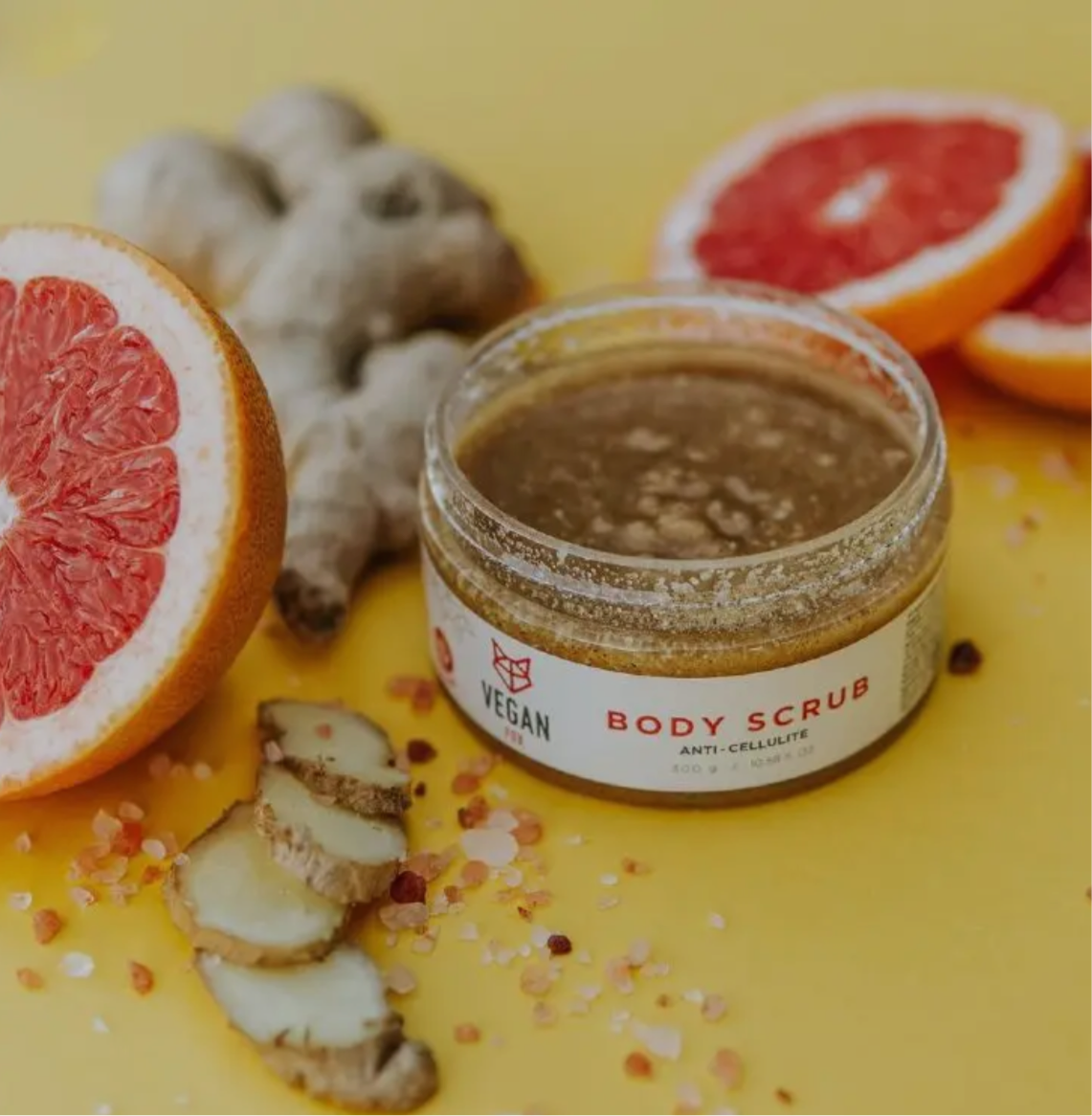 Vegan Fox body scrub