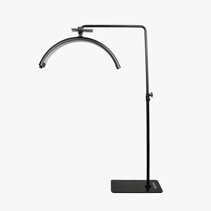 Half moon LED lamp