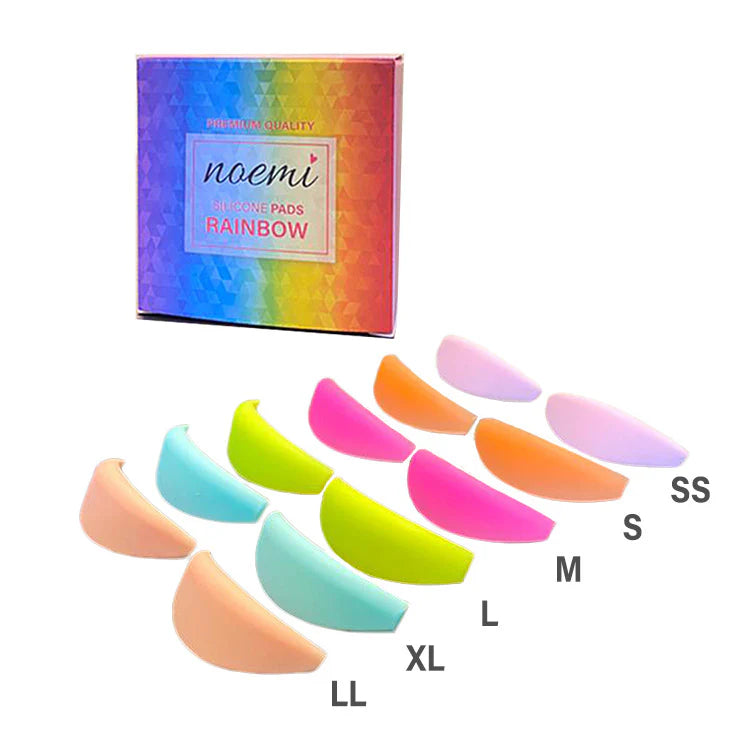 Noemi - Silicone Pads "Rainbow" (Mix 6 par)